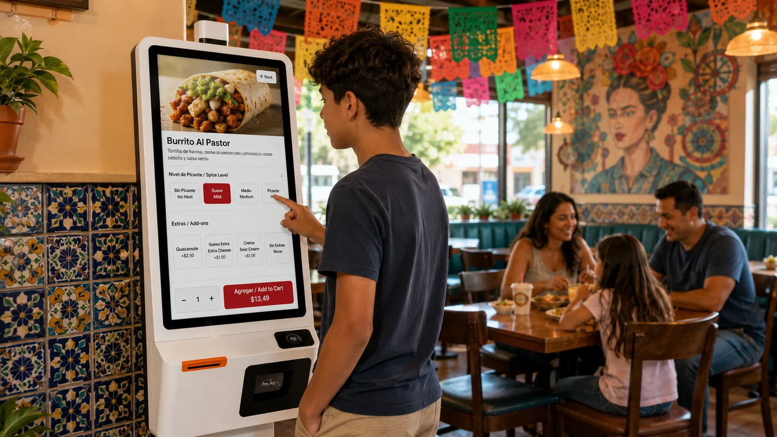 Kiosk: tus clientes piden solos, tú ganas más