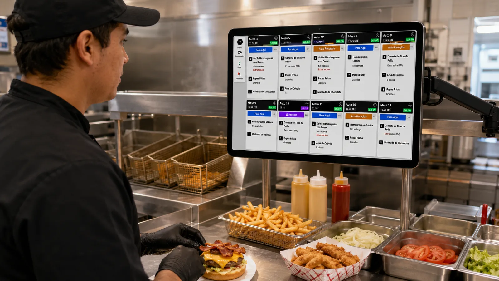 KDS: cocina organizada, clientes contentos